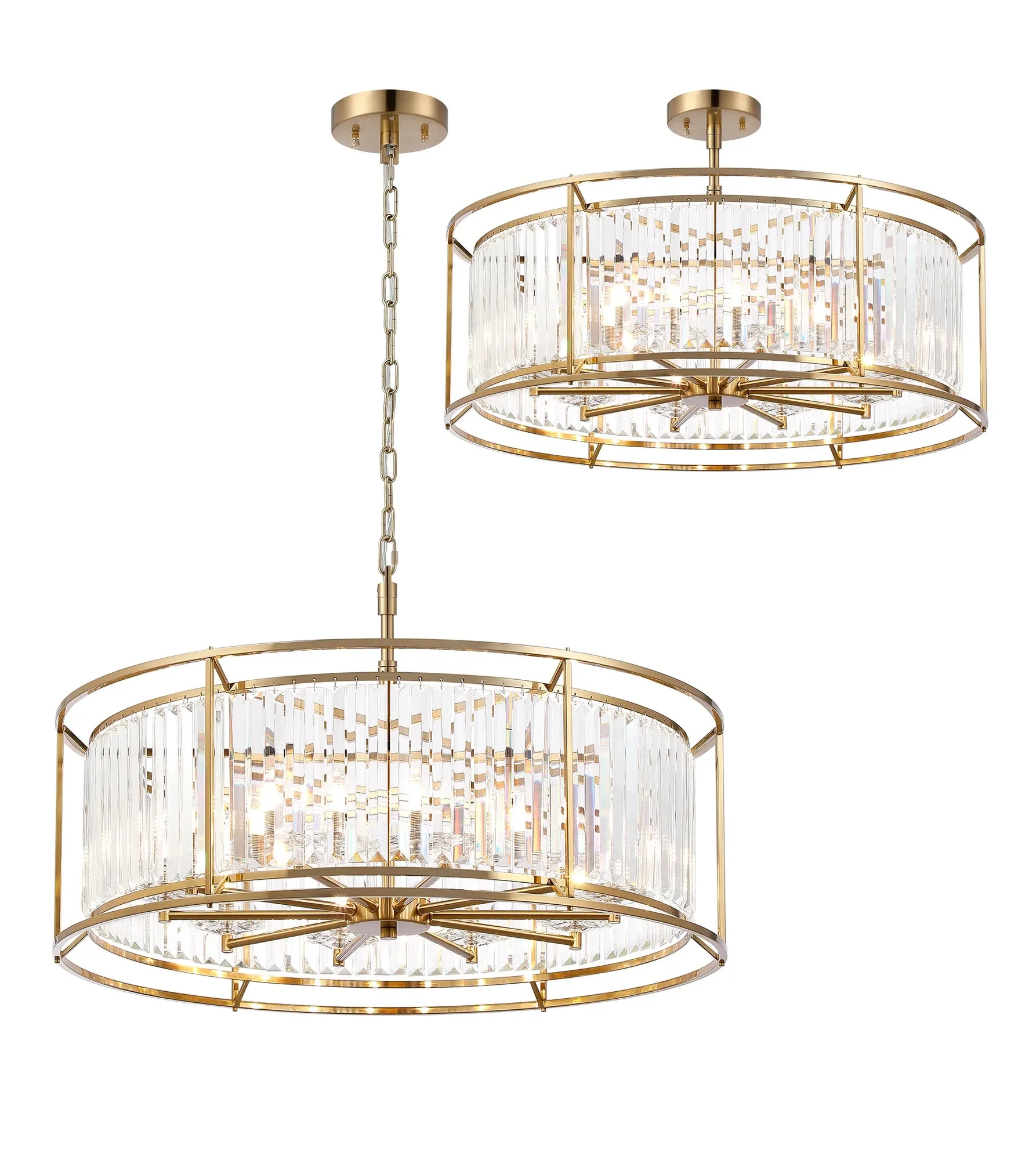 Massa Bathroom Center Ceiling Light - Black, Polished Nickel, Gold Finishes - Image 20