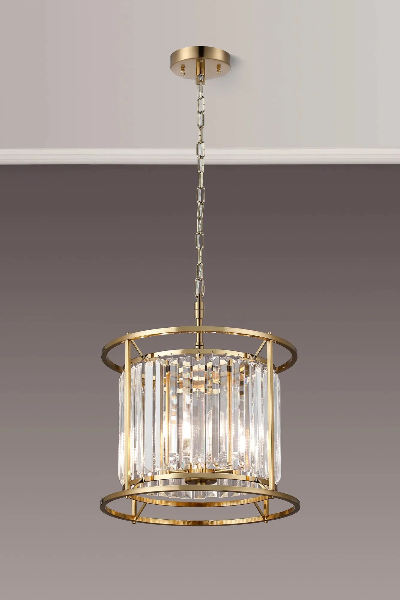 Massa Bathroom Center Ceiling Light - Black, Polished Nickel, Gold Finishes - Image 3