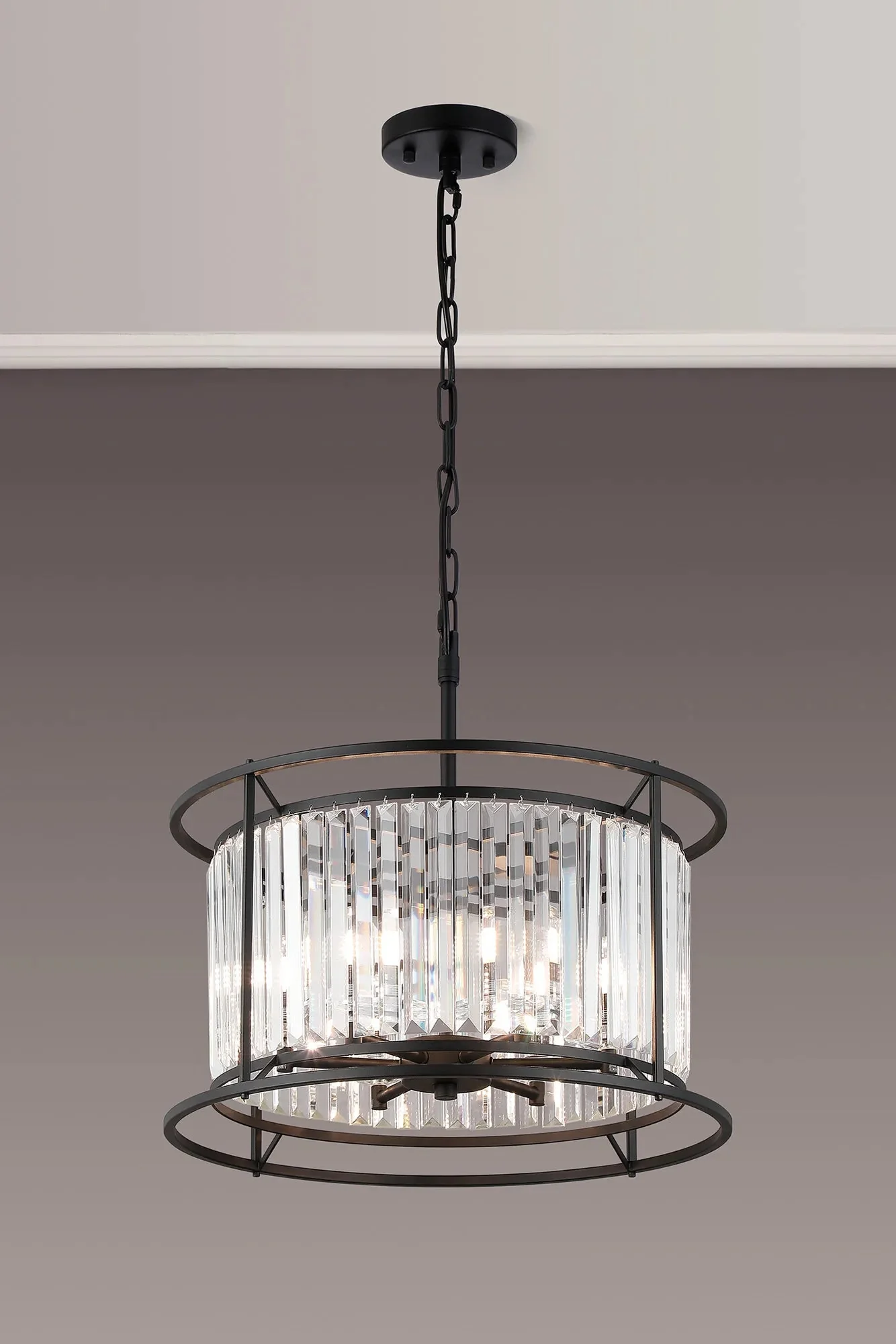 Massa Bathroom Center Ceiling Light - Black, Polished Nickel, Gold Finishes - Image 9