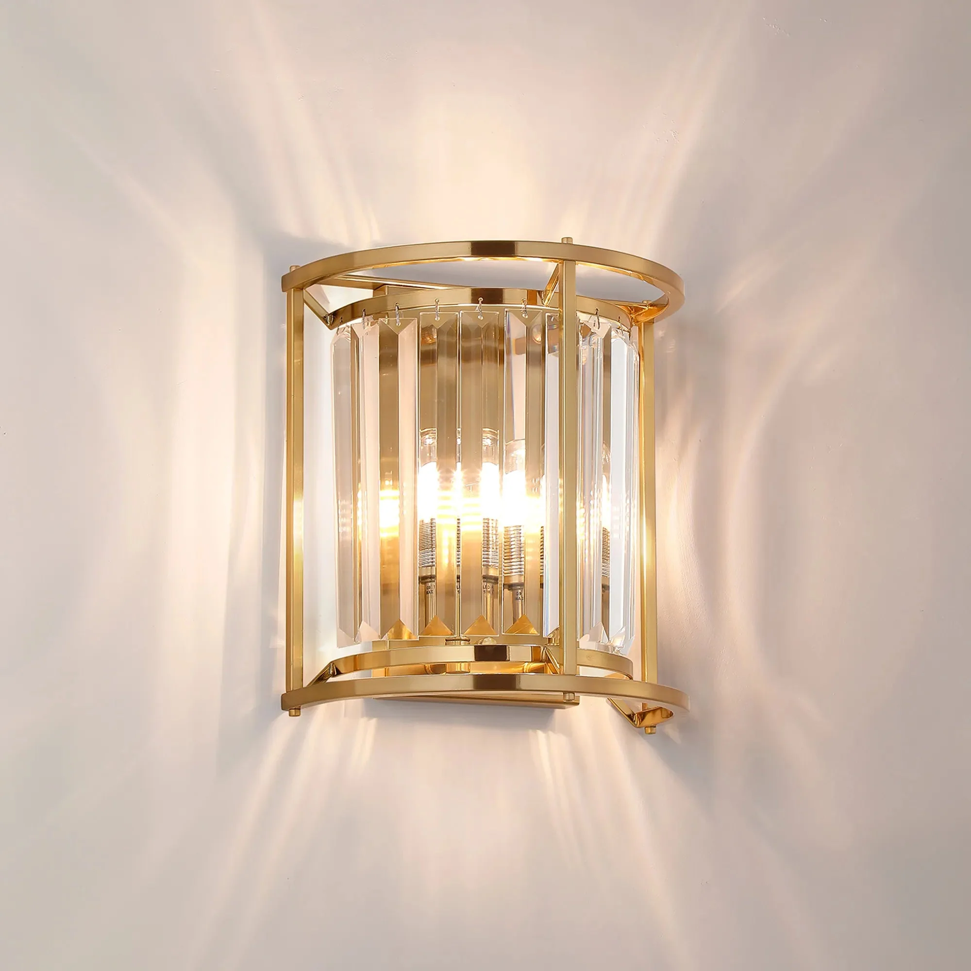Massa Bathroom Wall Light- Black, Polished Nickel, Gold Finishes - Image 3