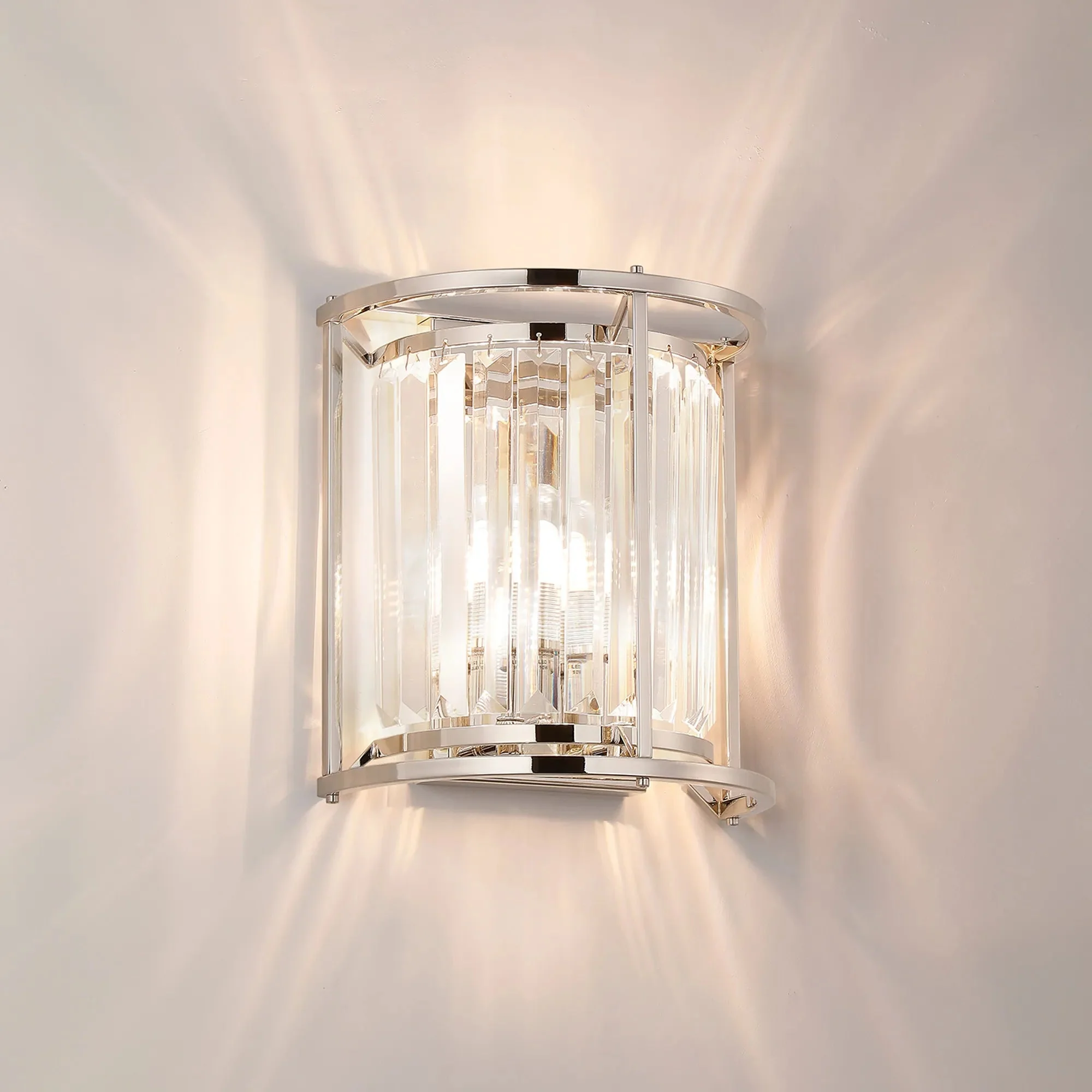 Massa Bathroom Wall Light- Black, Polished Nickel, Gold Finishes - Image 4