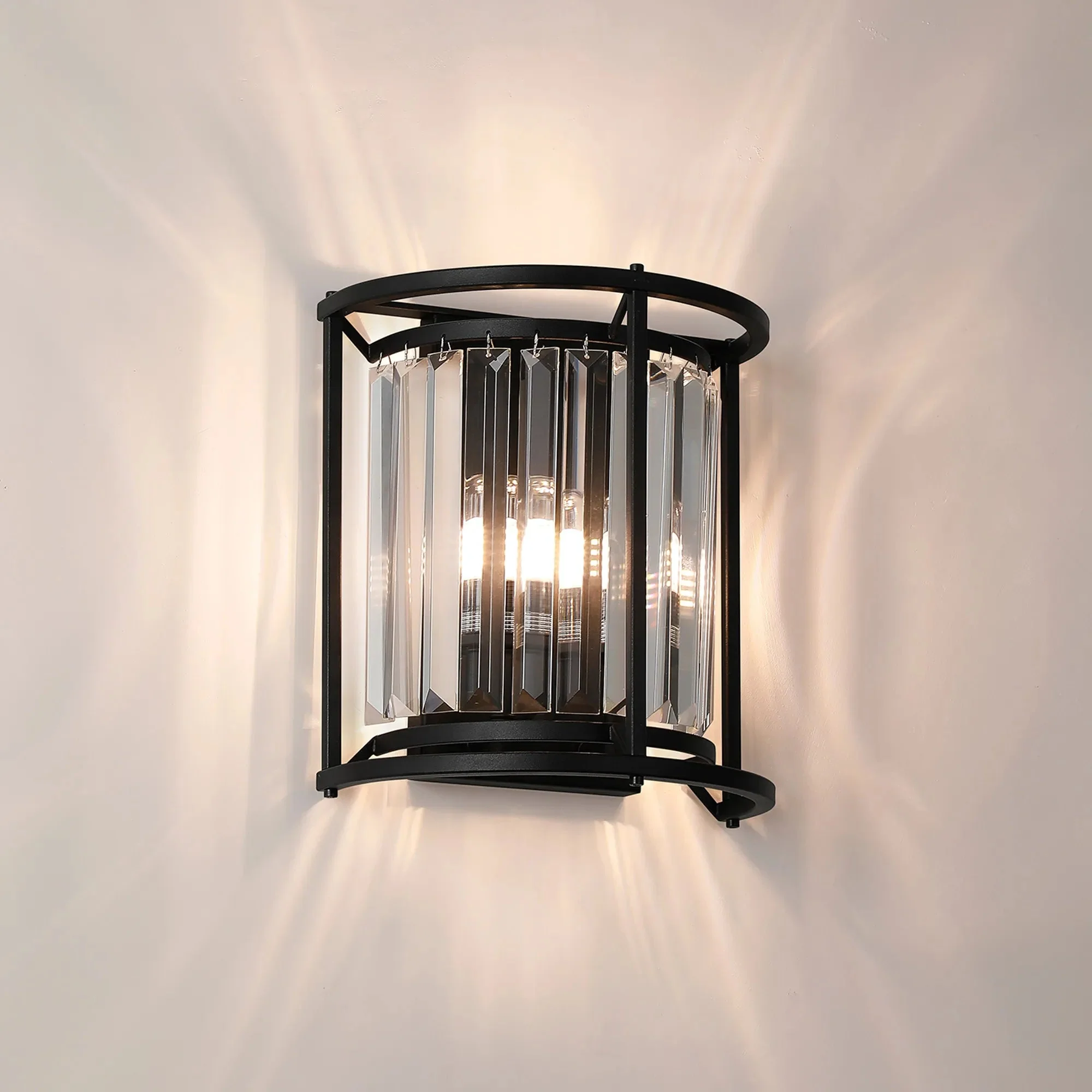 Massa Bathroom Wall Light- Black, Polished Nickel, Gold Finishes - Image 7