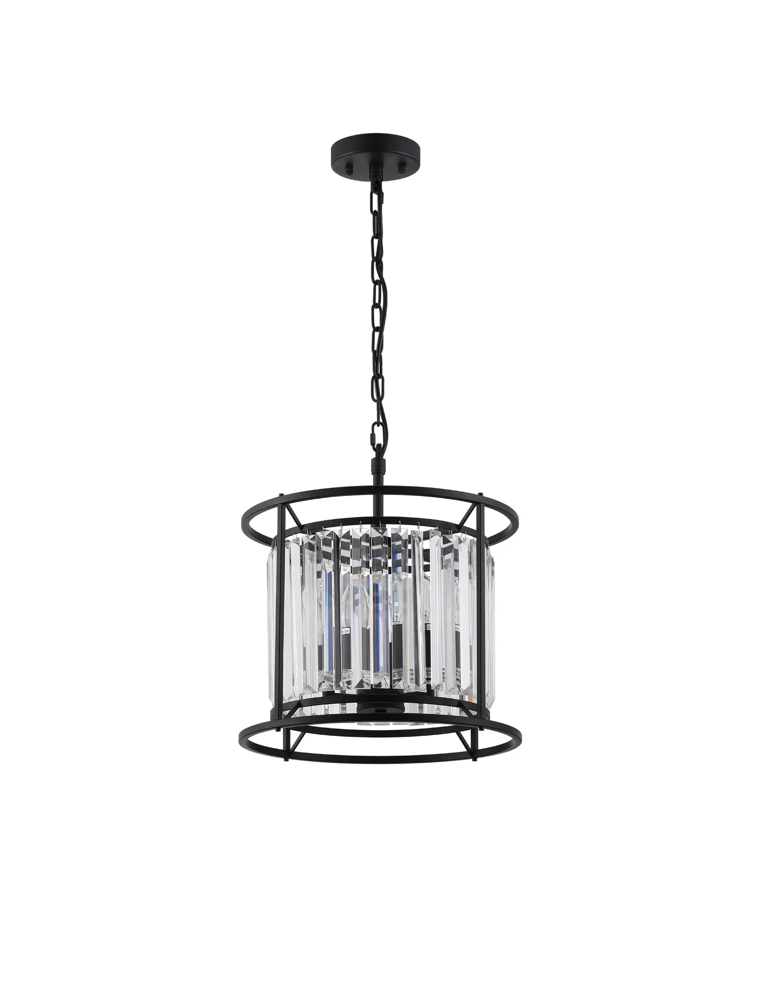Massa 3/6Lt Crystal Ceiling Light/Semi Flush Convertible - Various FInish - Image 12