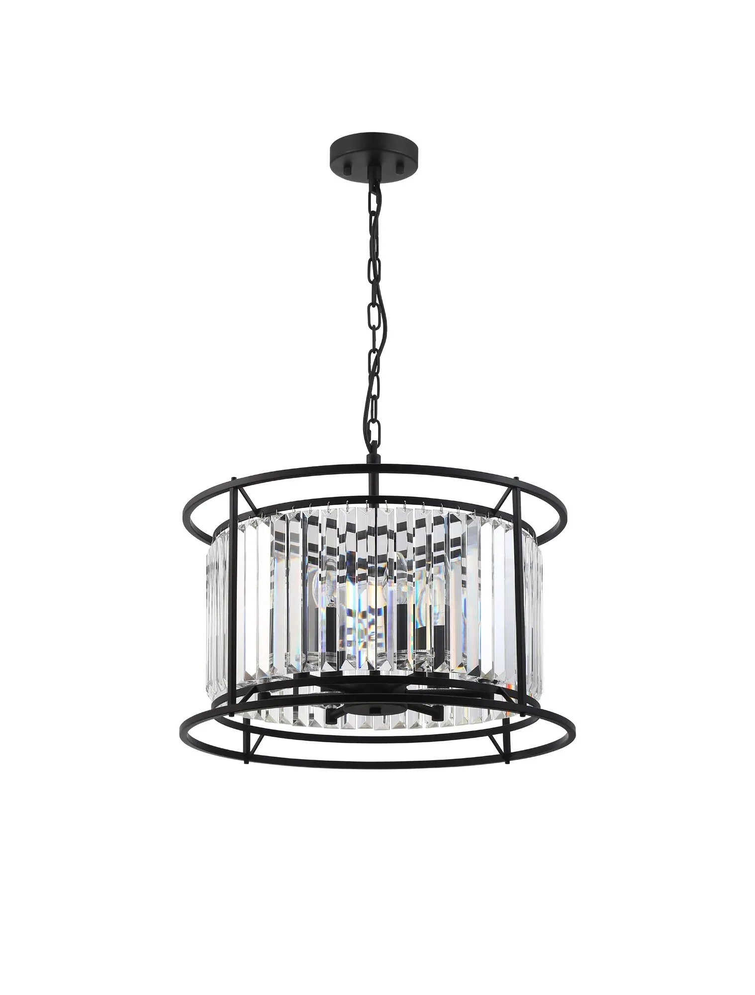 Massa 3/6Lt Crystal Ceiling Light/Semi Flush Convertible - Various FInish - Image 13