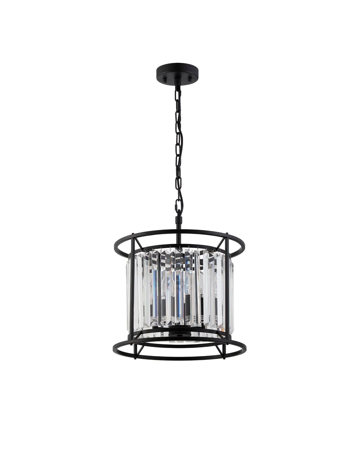 Massa 3/6Lt Crystal Ceiling Light/Semi Flush Convertible - Various FInish - Image 2