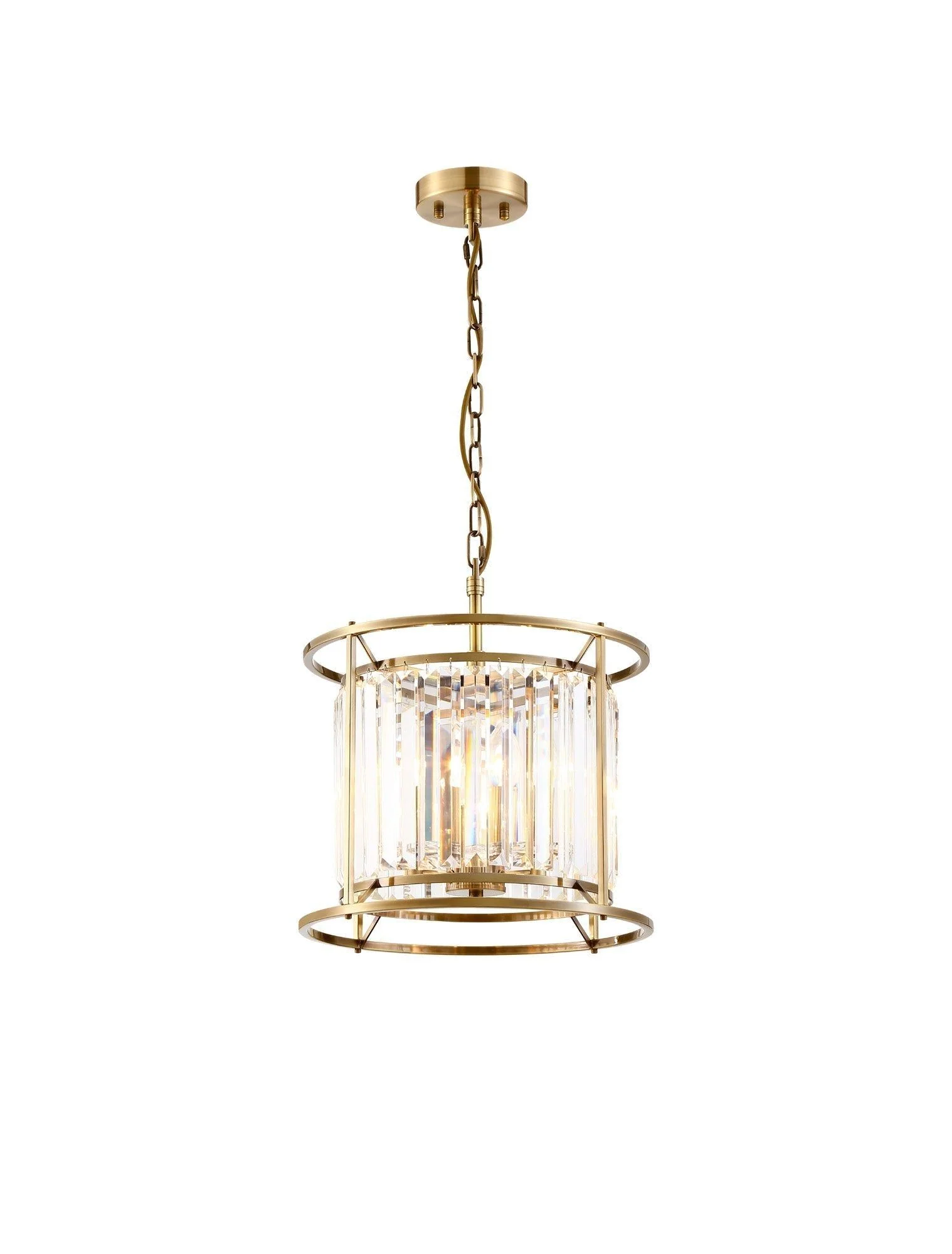 Massa 3/6Lt Crystal Ceiling Light/Semi Flush Convertible - Various FInish - Image 3