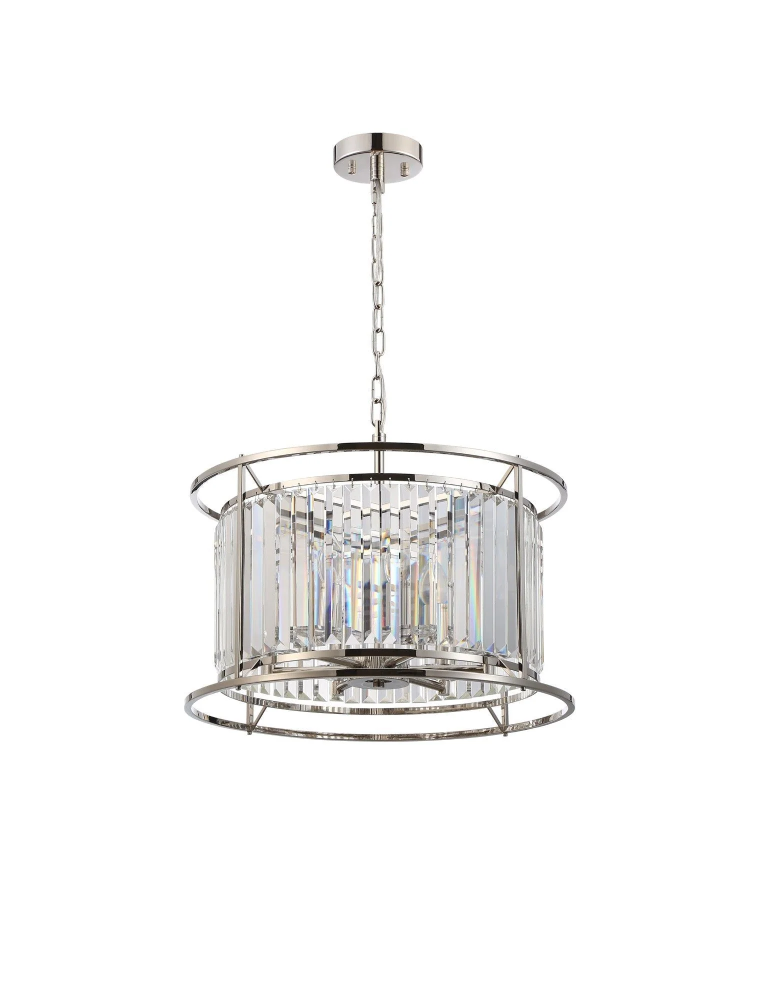 Massa 3/6Lt Crystal Ceiling Light/Semi Flush Convertible - Various FInish - Image 6