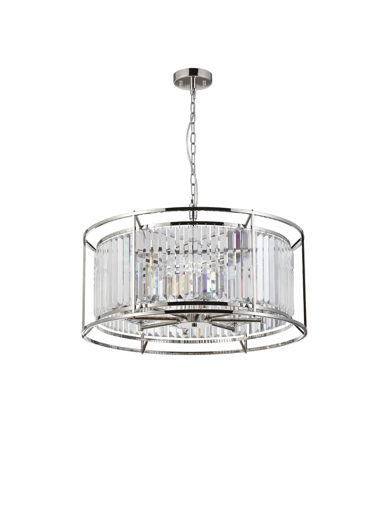 Massa 8/10Lt Crystal Ceiling Light/Semi Flush Convertible - Various Finish - Image 11