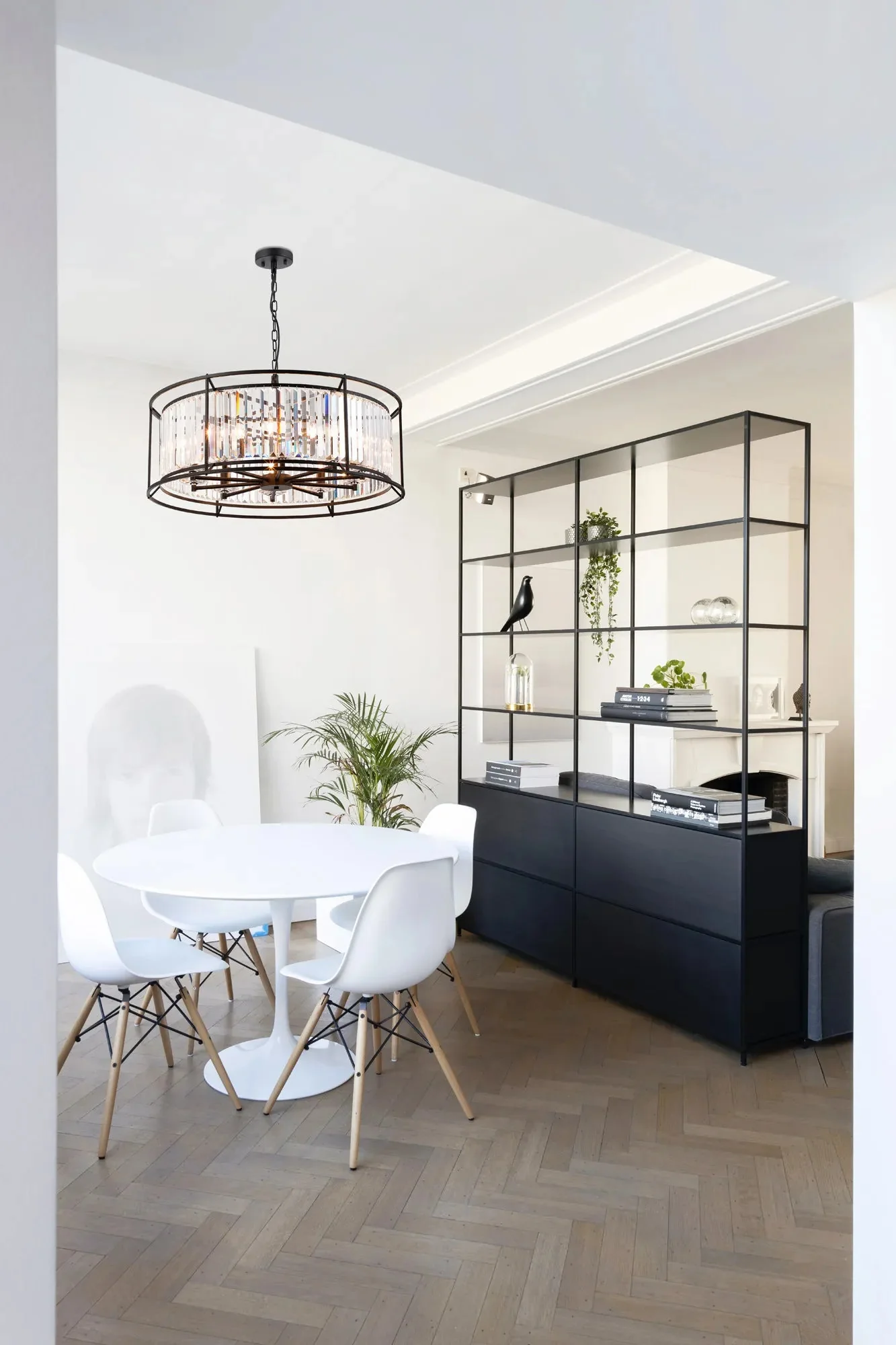 Massa 8/10Lt Crystal Ceiling Light/Semi Flush Convertible - Various Finish - Image 6