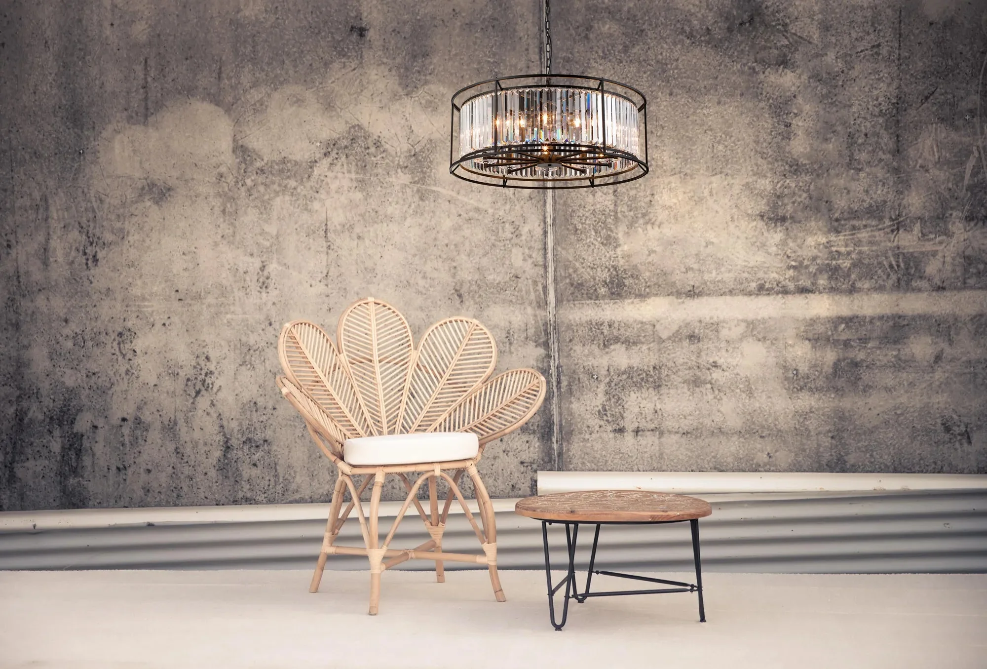 Massa 8/10Lt Crystal Ceiling Light/Semi Flush Convertible - Various Finish - Image 8