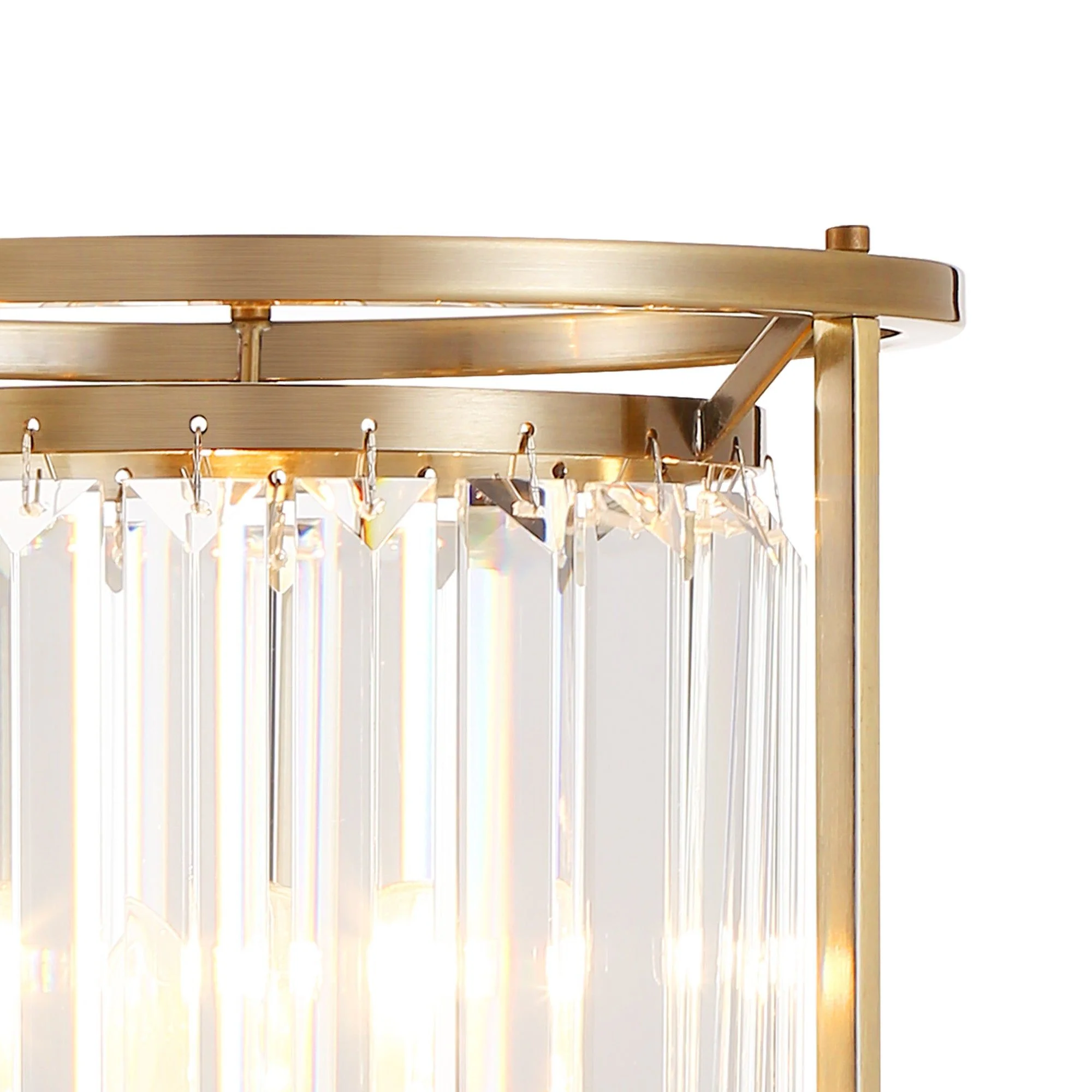Massa Table Lamp, 1Lt x E27 - Satin Black & Clear/Antique Brass & Clear/Polished Nickel & Clear IP20 - Image 5