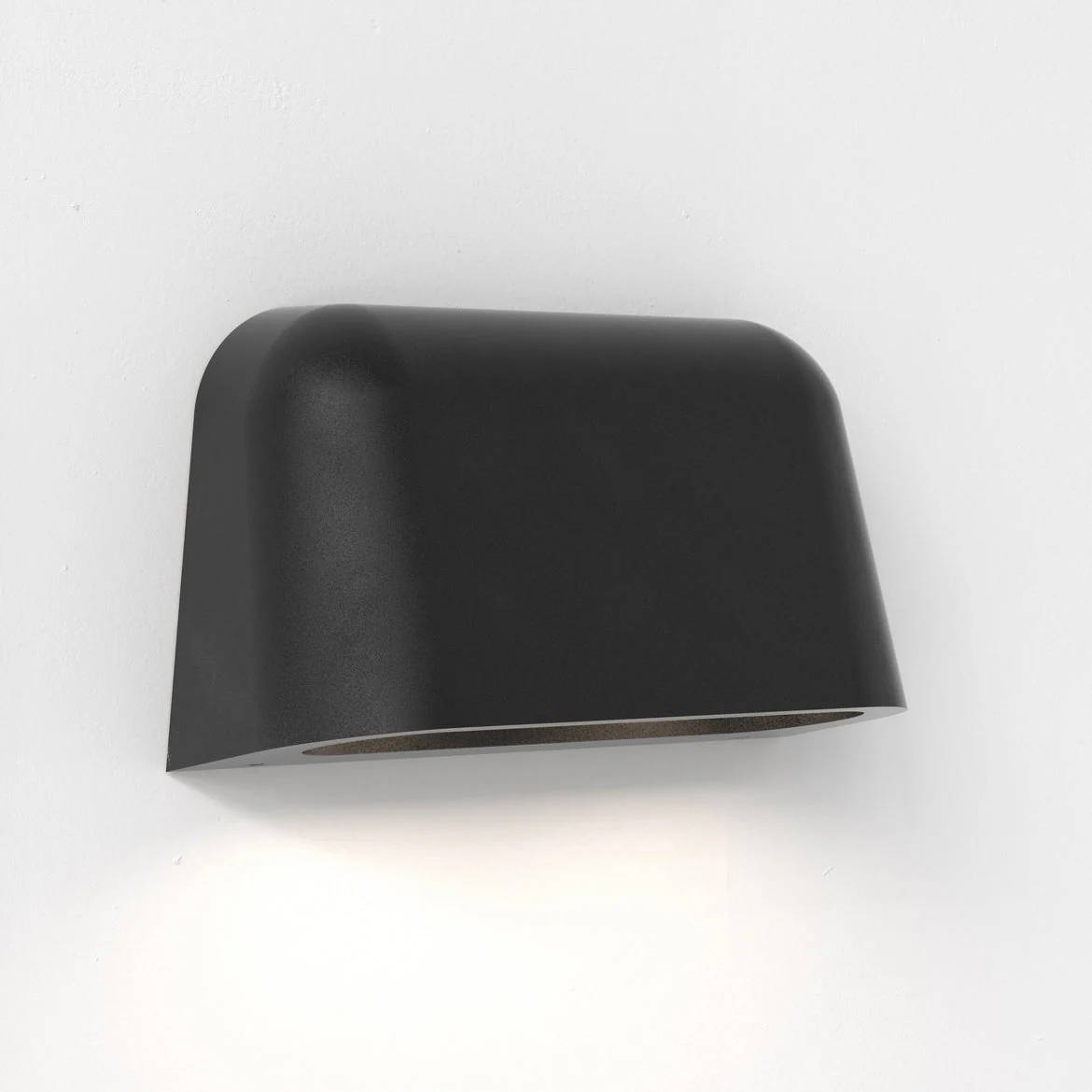 Mast Twin Outdoor LED Wall Light IP44 - Brass/ Black - Image 2