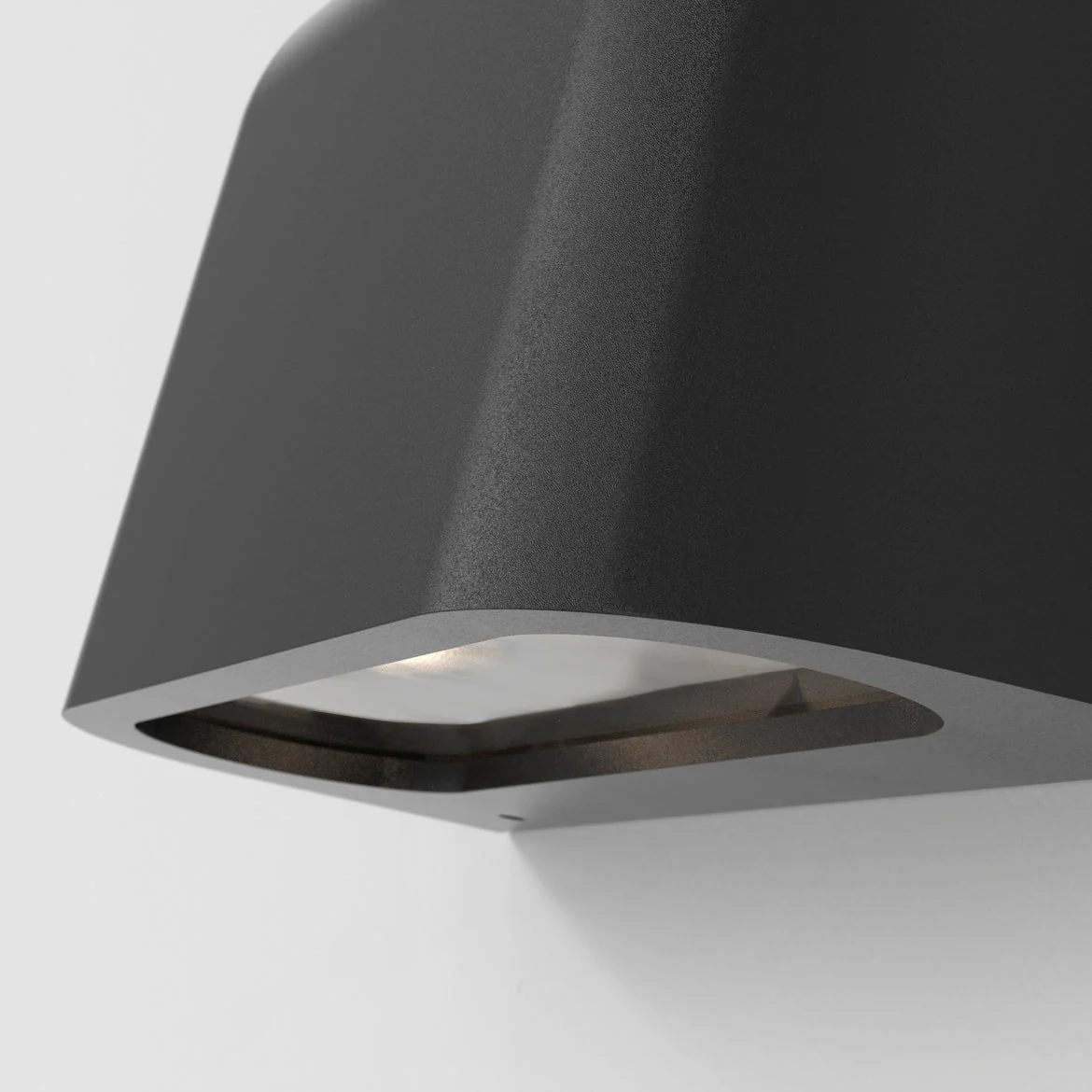 Mast Twin Outdoor LED Wall Light IP44 - Brass/ Black - Image 3