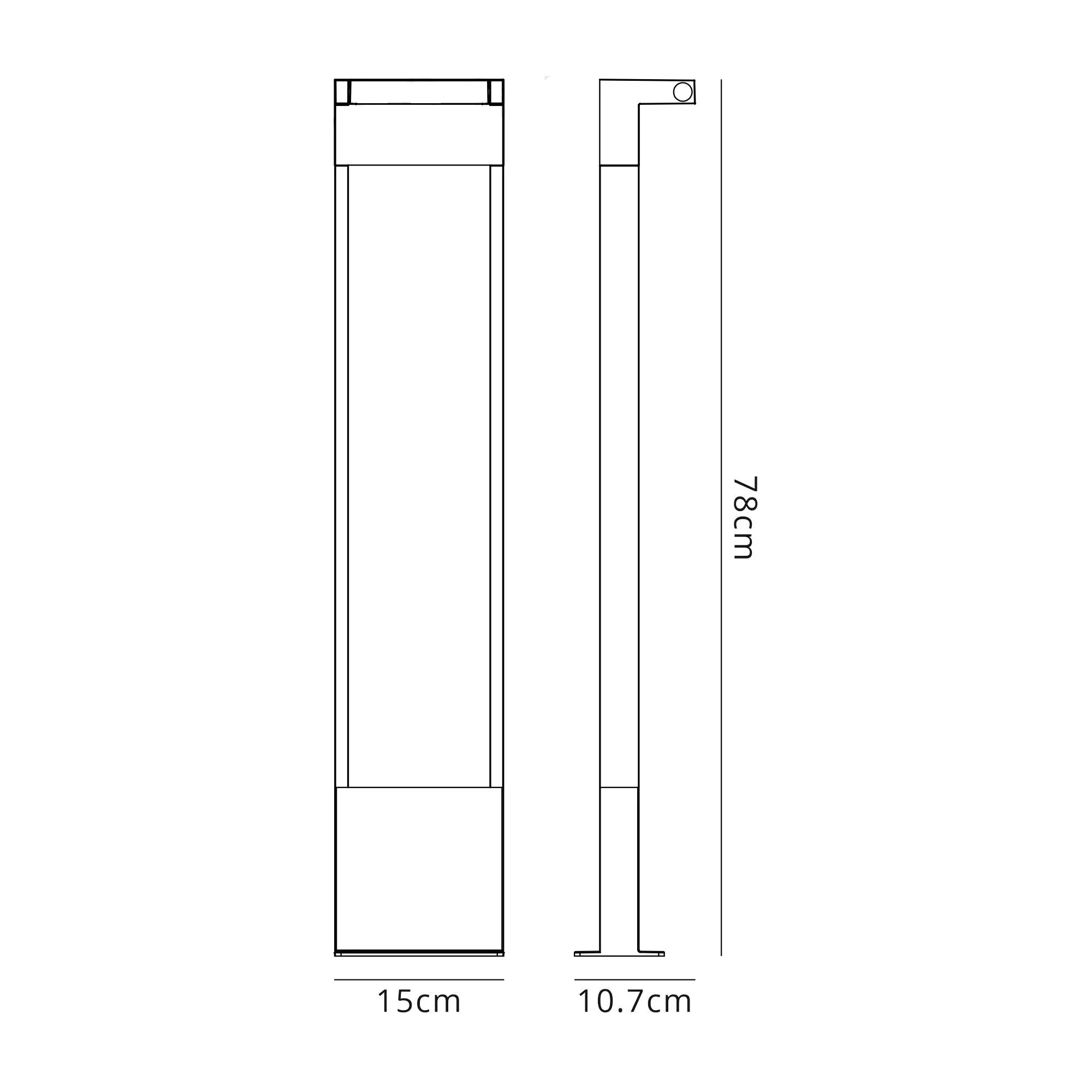 Masts LED Bollard IP54 - Large/Small - Image 6