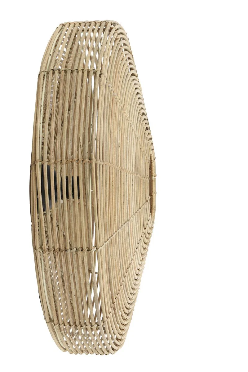 Mataka Medium & Large Wall Lamp - Rattan Finish - Image 9