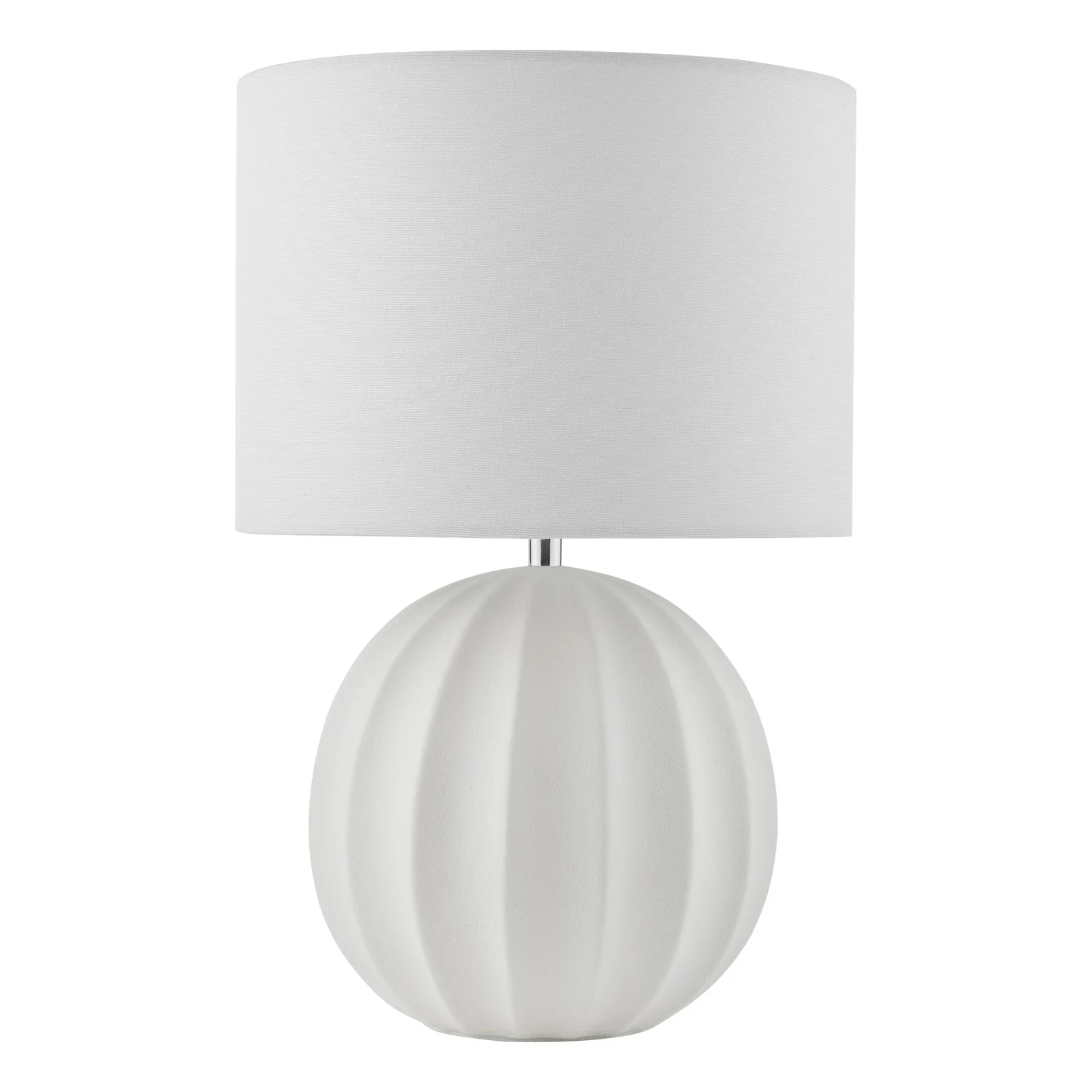 Mavis Ceramic Table Lamp Cream With Shade E27 - Image 2
