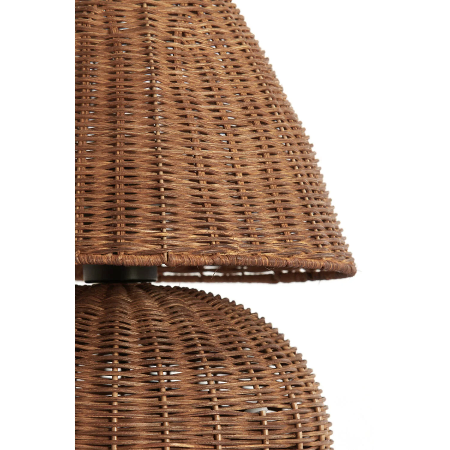 Mavon Rattan Table Lamp - dark brown Finish - Image 2