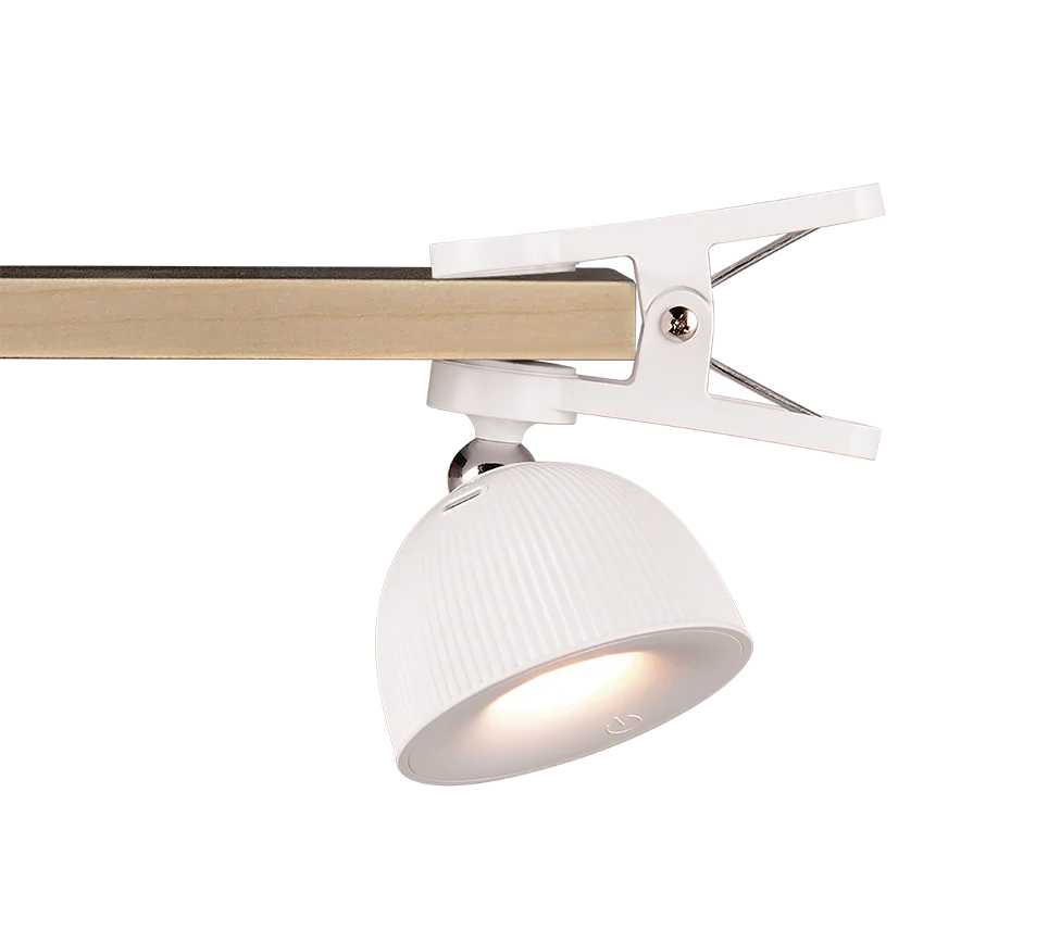 Maxima LED Rechargeable Task/Reading Light - White/Black - Image 2