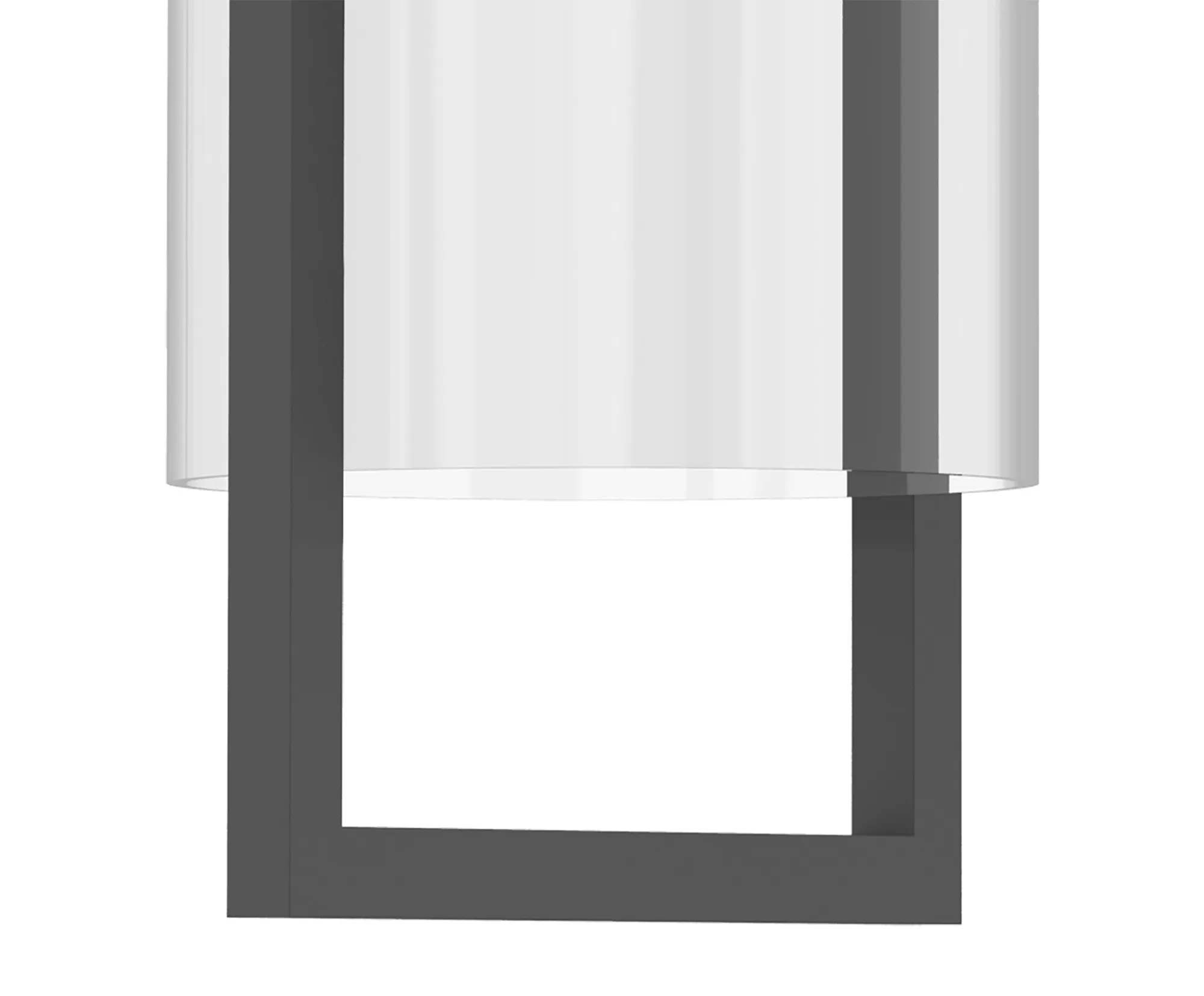Maya Flush Ceiling Light IP54- Anthracite - Image 3