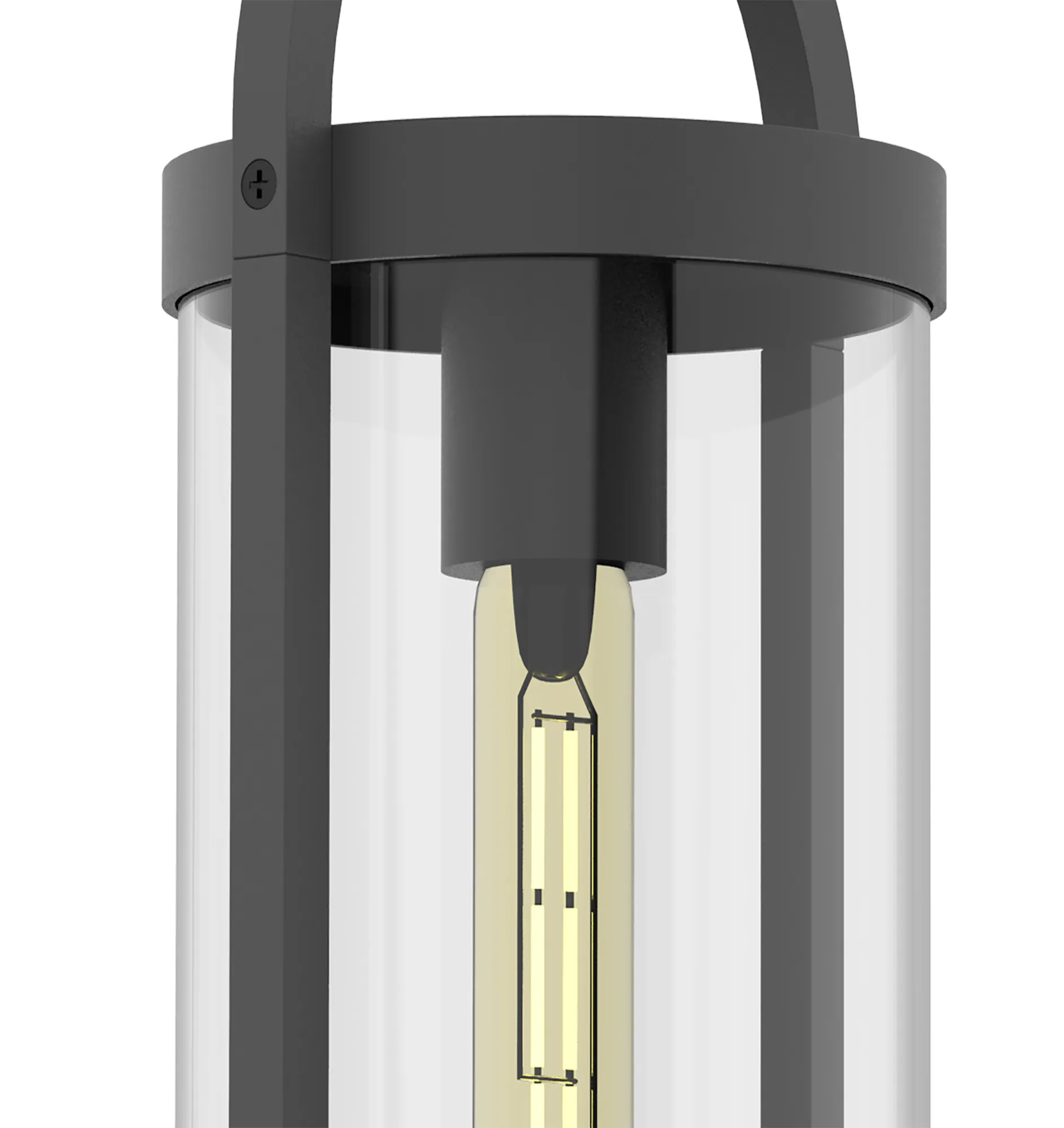 Maya Flush Ceiling Light IP54- Anthracite - Image 5