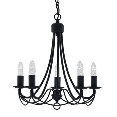 Mayfair 3/5/8 Lt Pendant - Satin Silver/Black Iron/Antique Brass Finish - Image 12