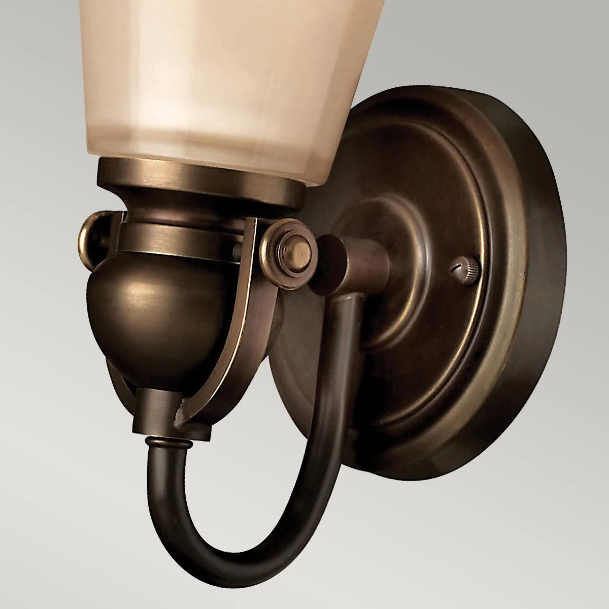 Mayflower 1 Light Wall Light - Olde Bronze IP20 E27 - Image 2
