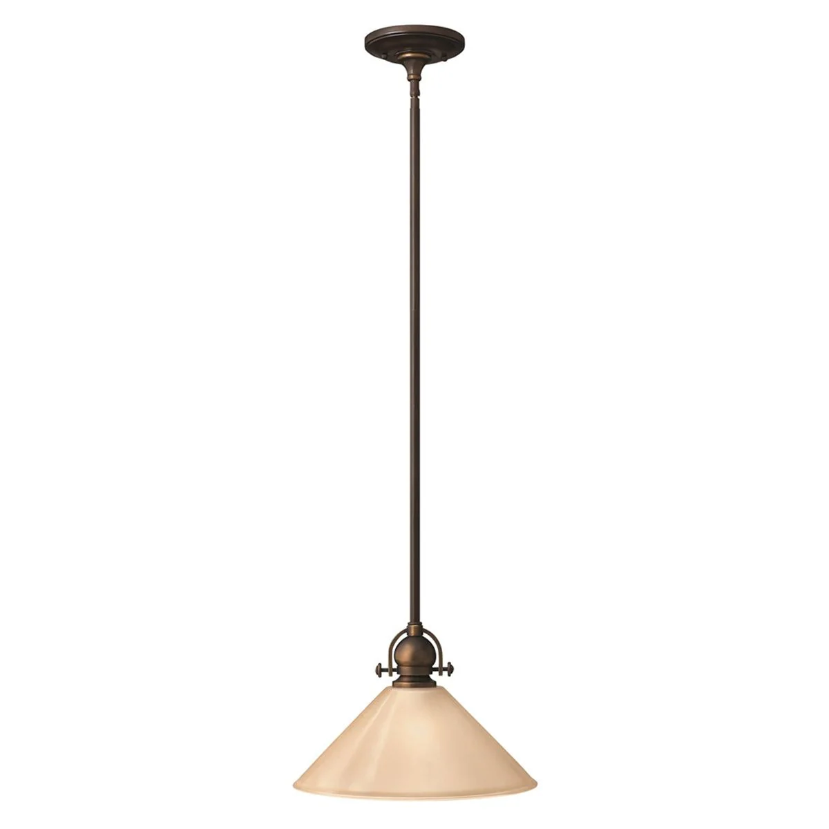 Mayflower 1Lt Small/Medium Pendant Ceiling Light - Olde Bronze Finish - Image 4