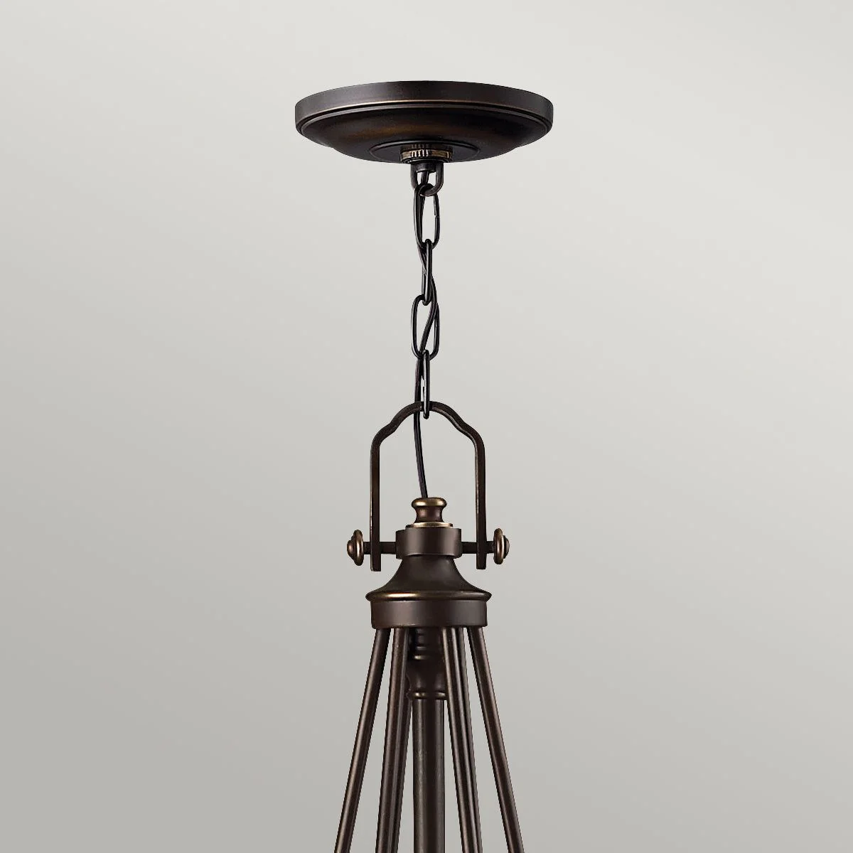 Mayflower 3/6Lt Centre Ceiling Light - Olde Bronze Finish - Image 5