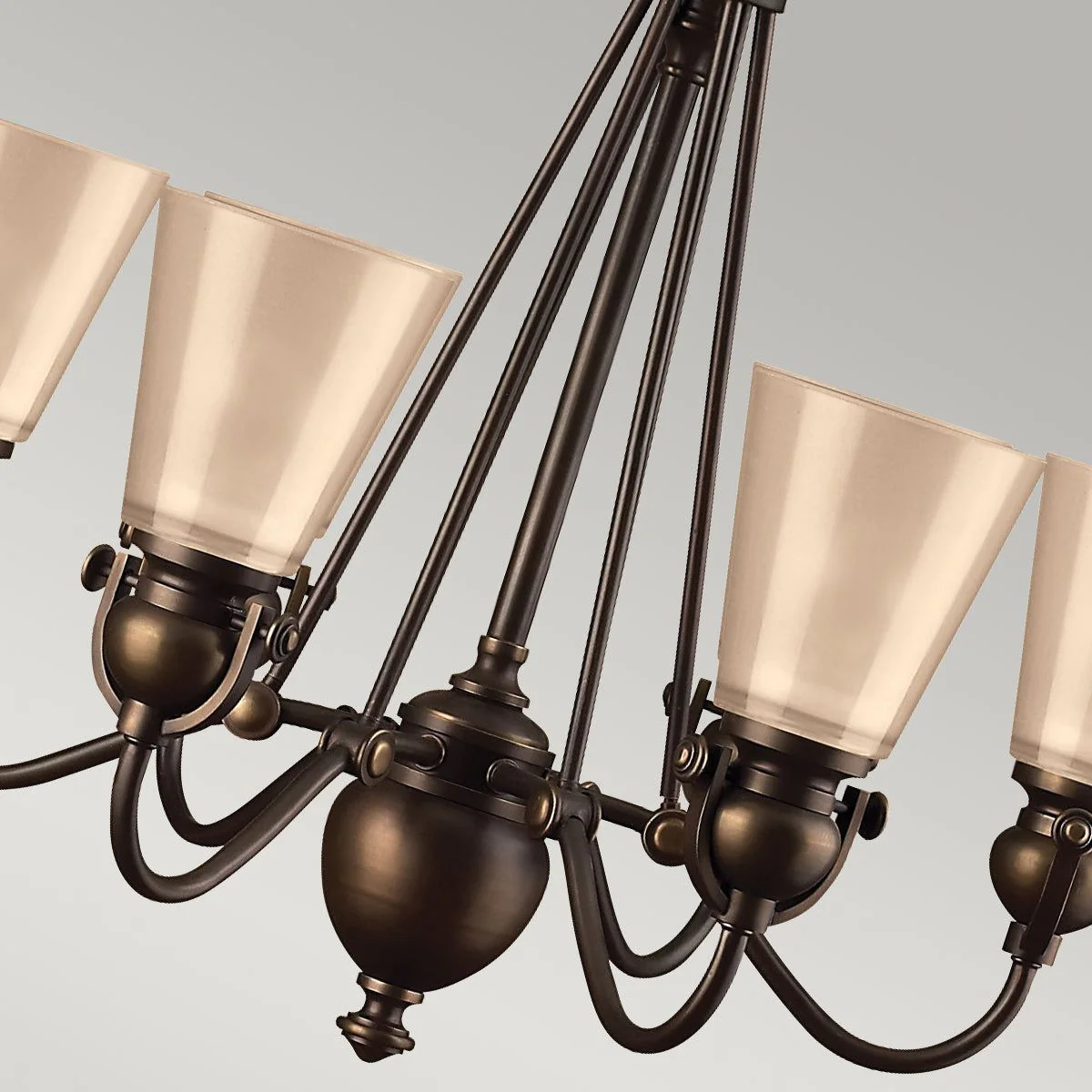 Mayflower 3/6Lt Centre Ceiling Light - Olde Bronze Finish - Image 6