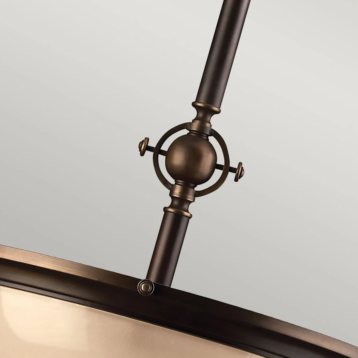 Mayflower 3Lt Pendant Ceiling Light - Olde Bronze Finish - Image 3