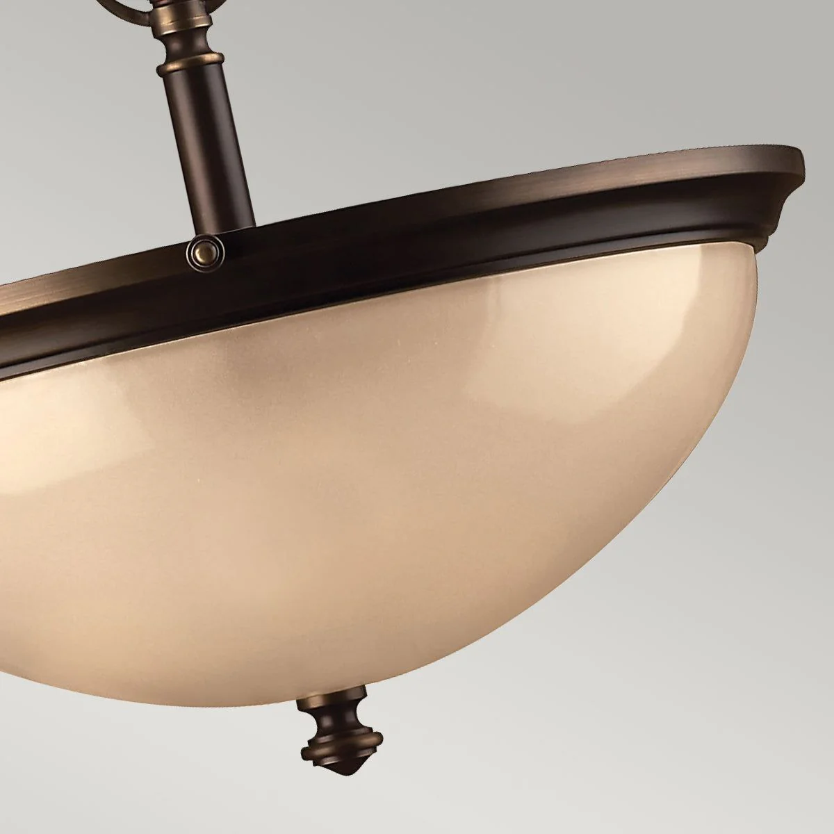 Mayflower 3Lt Pendant Ceiling Light - Olde Bronze Finish - Image 4