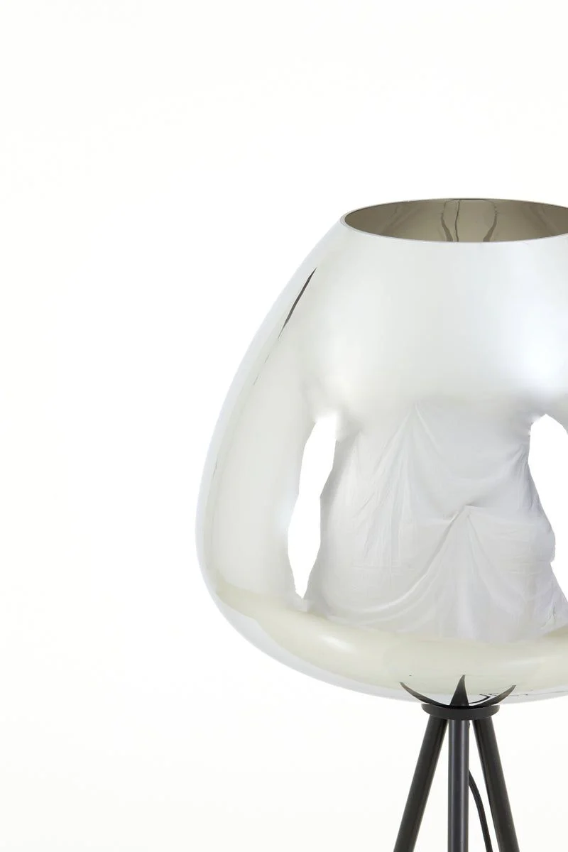 Mayson Floor Lamp Tripod - Smoked/Gold Glass - Image 3