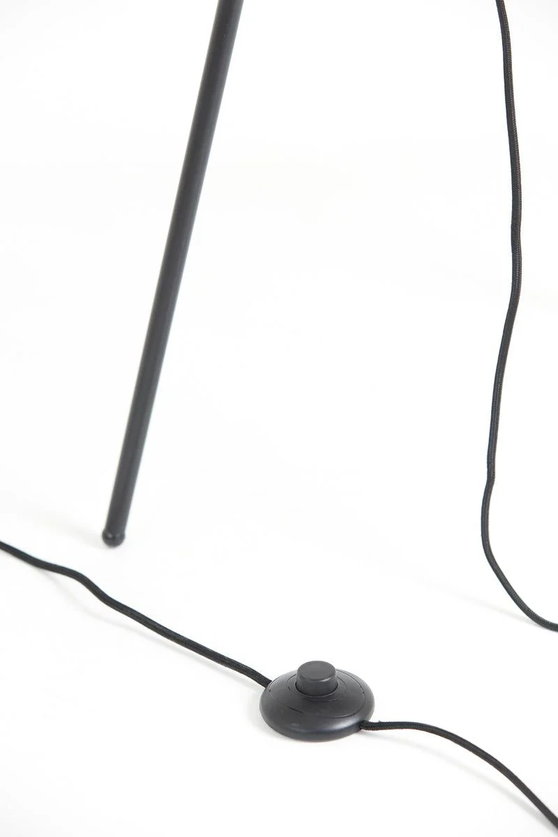 Mayson Floor Lamp Tripod - Smoked/Gold Glass - Image 5