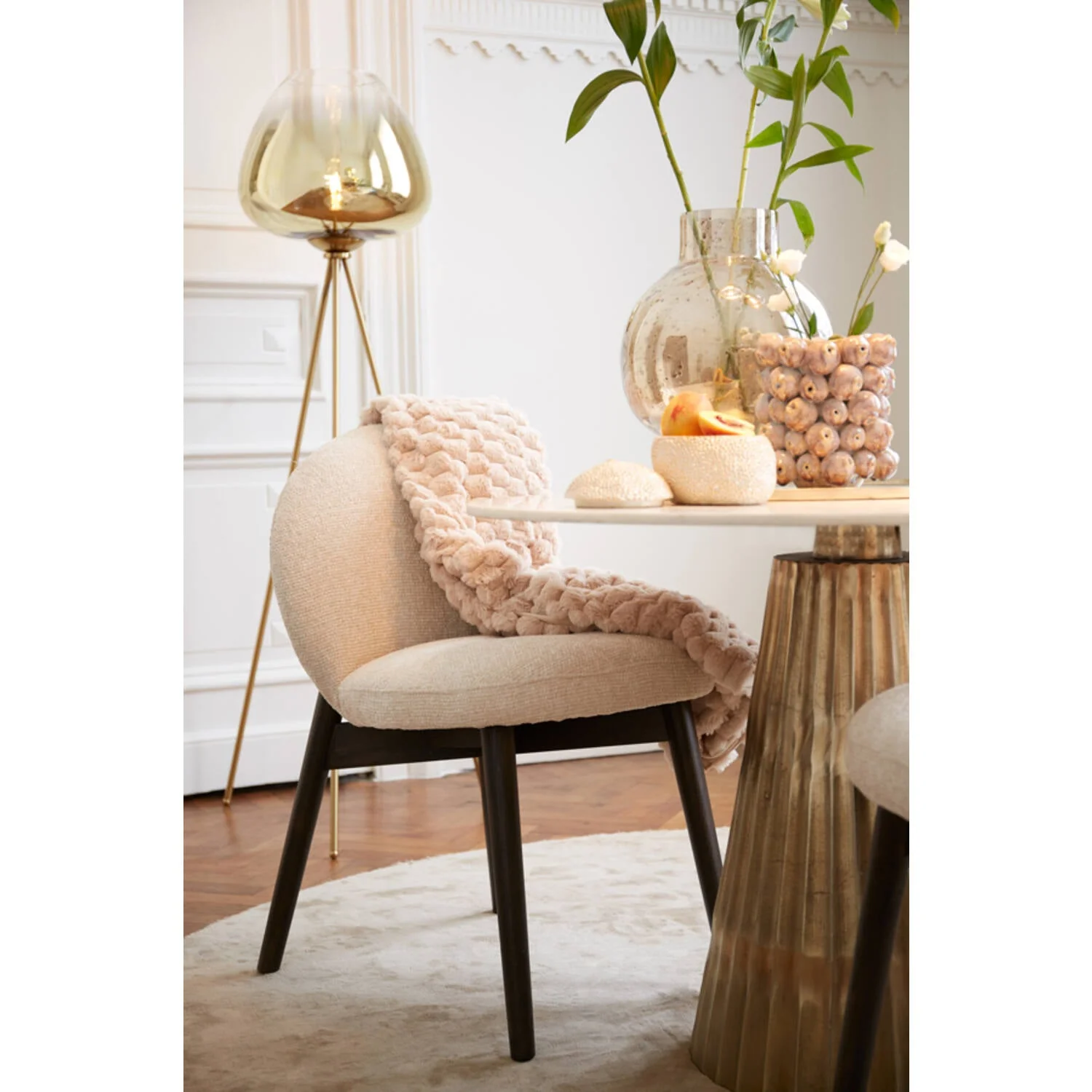 Mayson Floor Lamp Tripod - Smoked/Gold Glass - Image 8