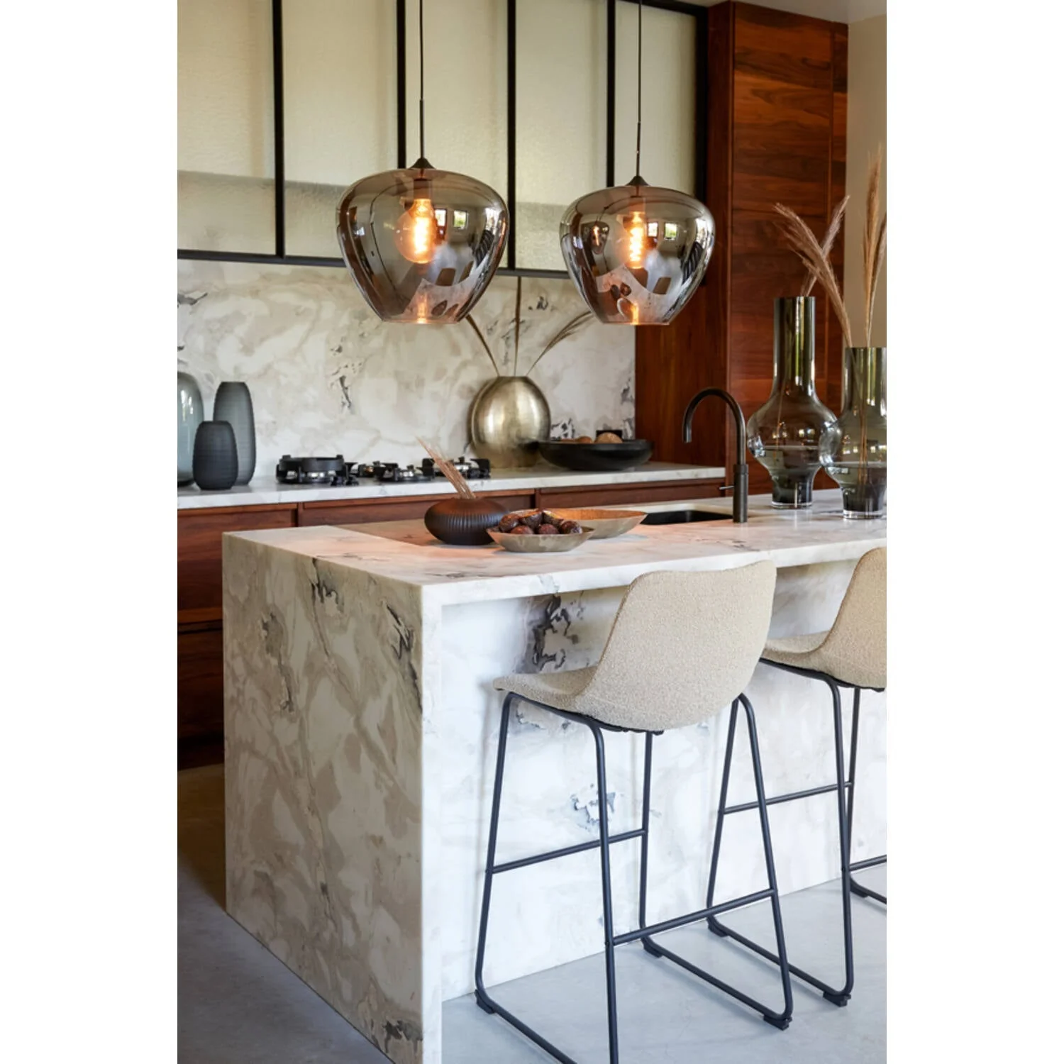 Mayson Hanging Pendant - Various Colours & Finishes - Image 3