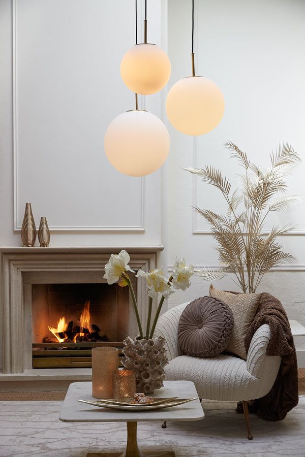 Medina Hanging Lamp - Opal White - Image 2