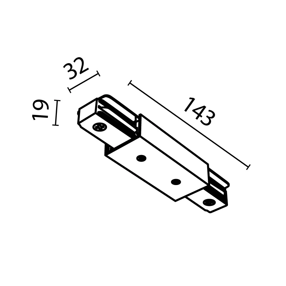 Medium power connector Unity Components for surface-mounted track system - Image 6