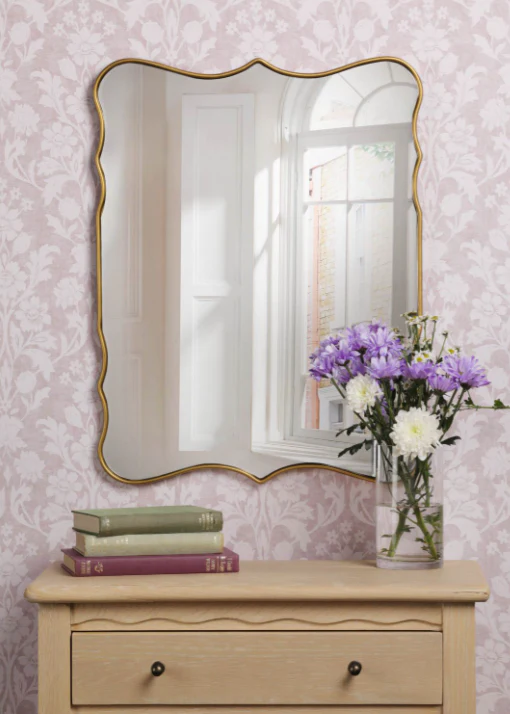 Medora Mirror Matt Gold 64.5 X 49.5cm - Image 5