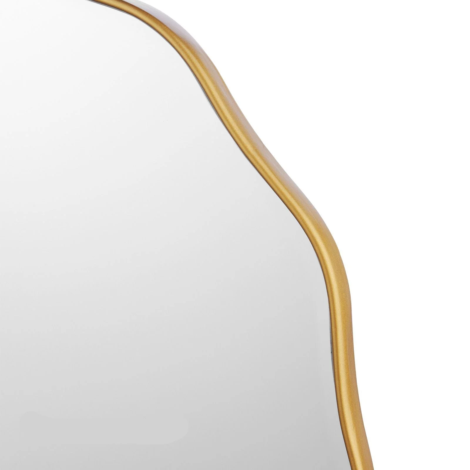 Medora Mirror - Matte Gold - Oval and Round - Image 4