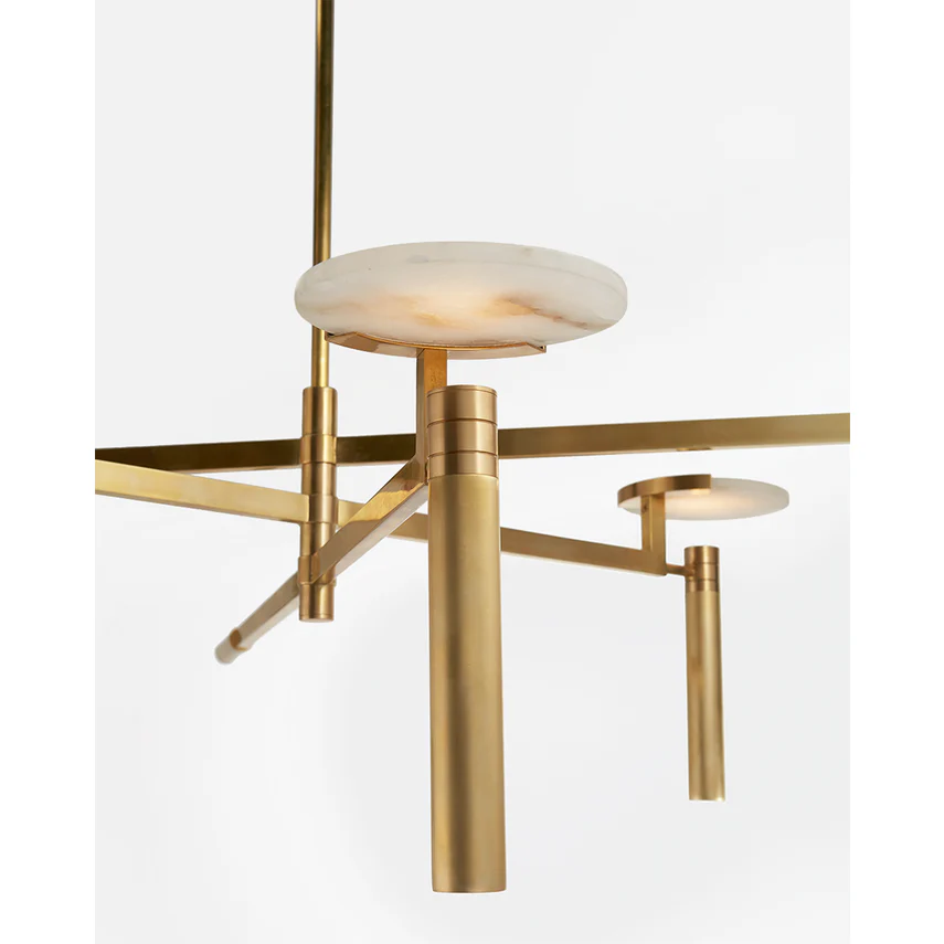 Melange Large Floating Disc Chandelier- Various Finishes - Image 3