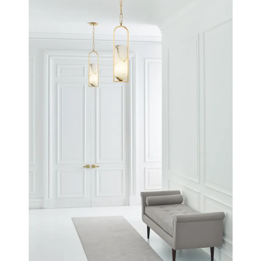 Melange Small Elongated Pendant- Various Finishes - Image 4
