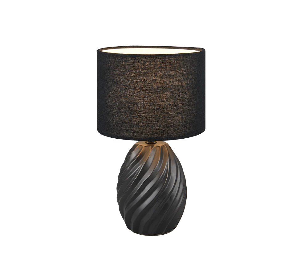 Melva Table Lamp - Black/White - Image 10