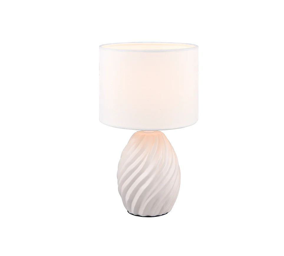 Melva Table Lamp - Black/White - Image 5