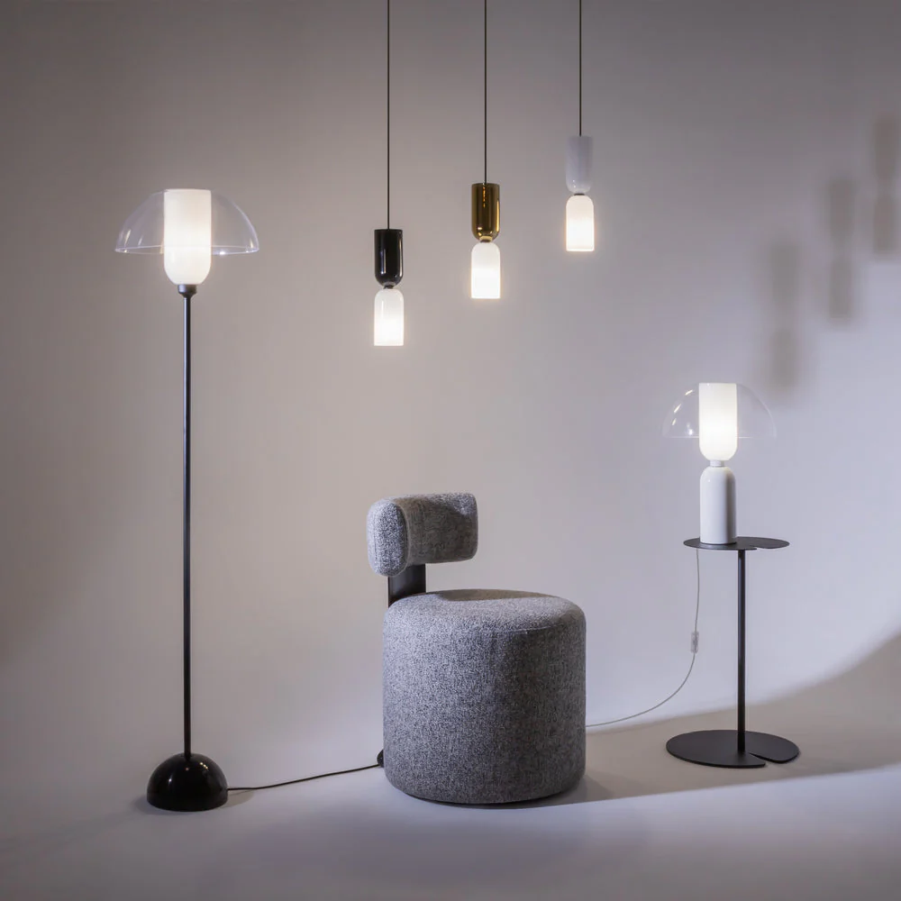 Memory Table Lamp- Black & White Finishes - Image 6
