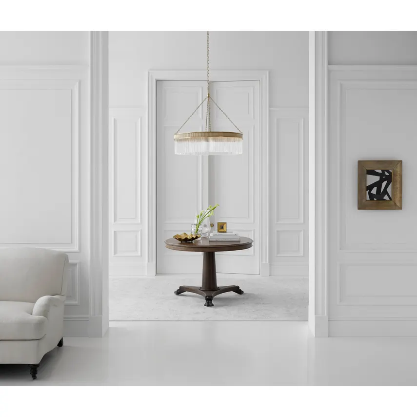 Menil Small/ Large Chandelier - Bronze/ Soft Brass Finish - Image 7