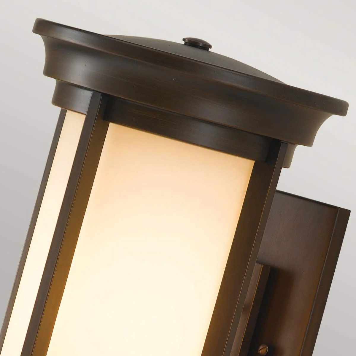 Merrill 1 Light Small Wall Lantern - Heritage Bronze E27 IP44 - Image 2