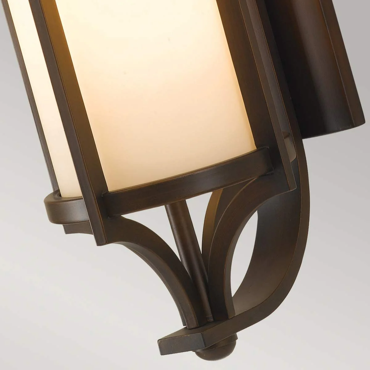 Merrill 1 Light Small Wall Lantern - Heritage Bronze E27 IP44 - Image 3