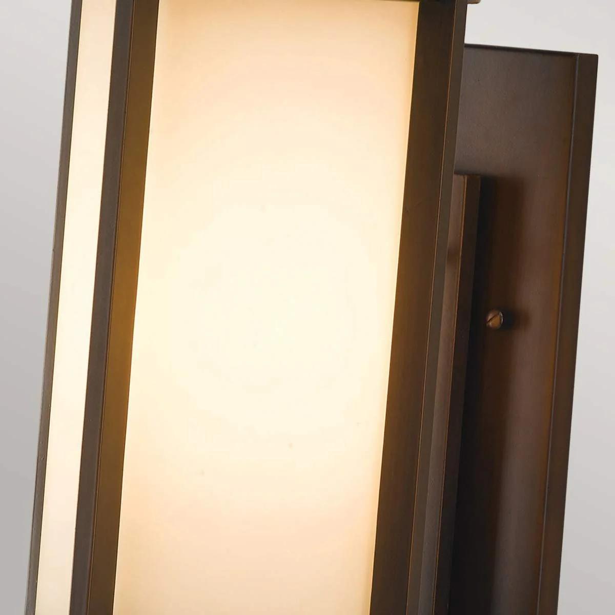Merrill 1 Light Small Wall Lantern - Heritage Bronze E27 IP44 - Image 4