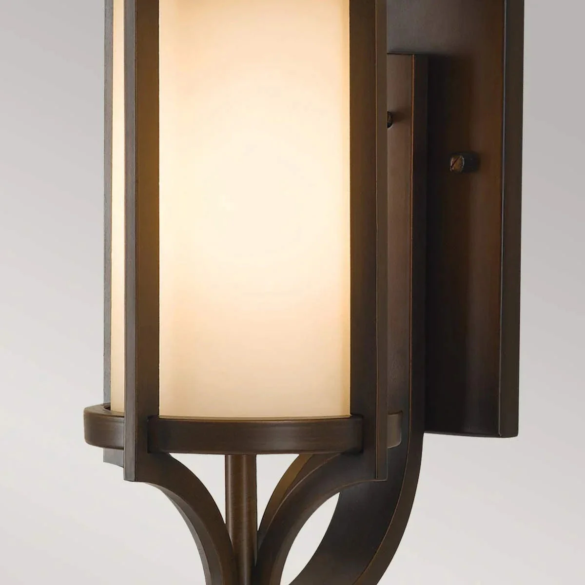 Merrill 1 Light Small Wall Lantern - Heritage Bronze E27 IP44 - Image 8