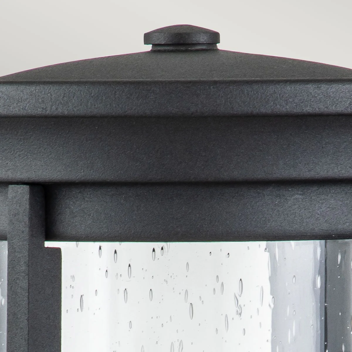 Merrill 1 Light Small Wall Lantern - Black E27 IP44 - Image 2